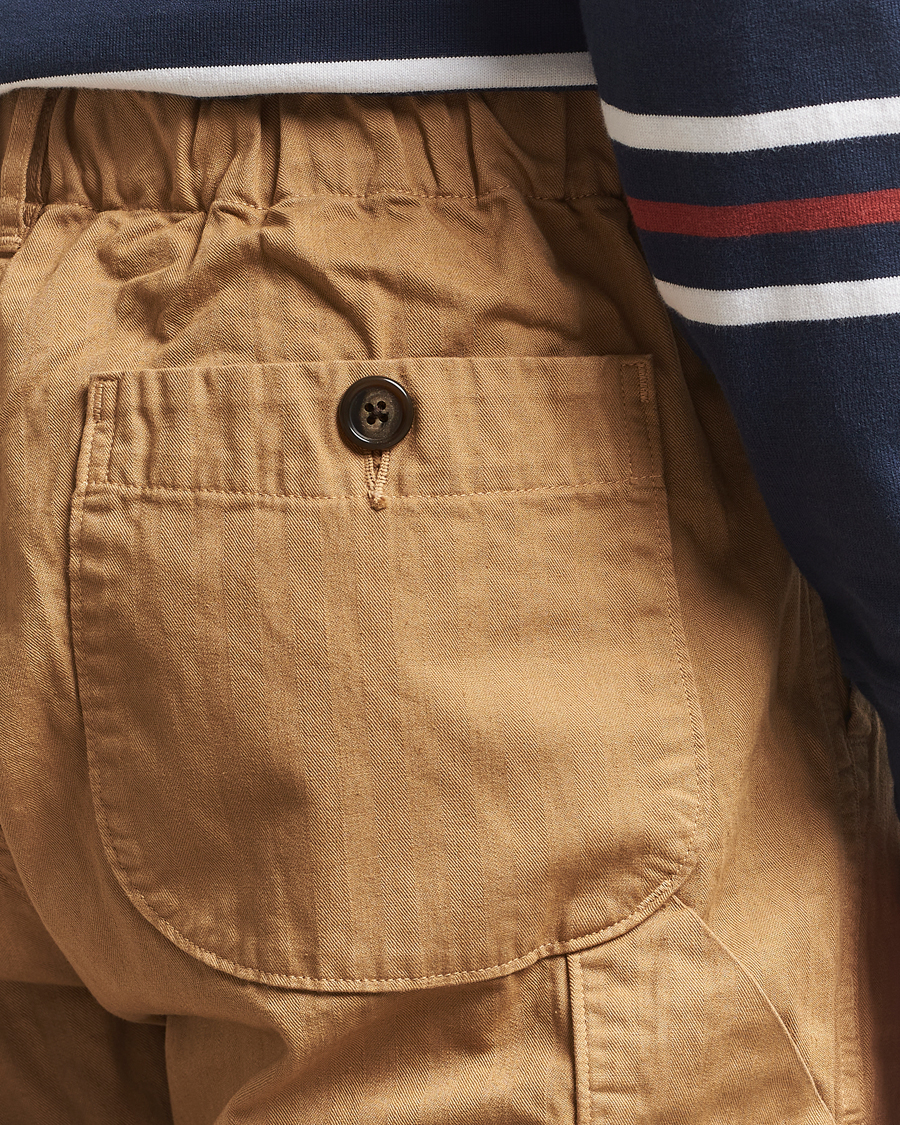 Herr | Byxor | orSlow | French Work Pants Khaki