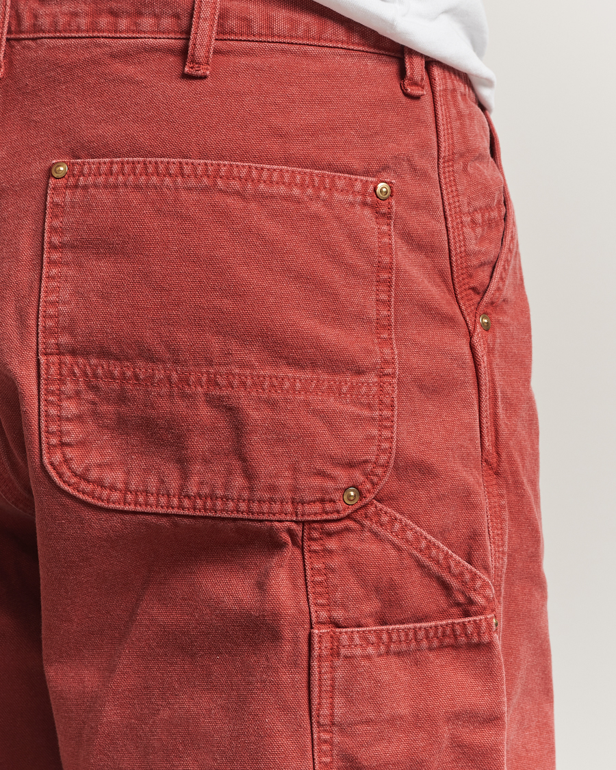 Herr | Byxor | orSlow | Dad Fit Oxford Painter Pants Red