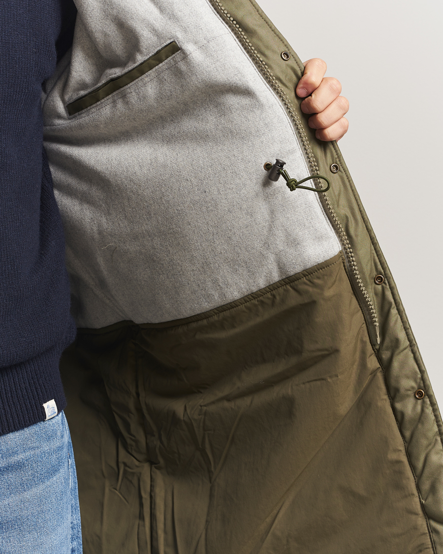 Herr | Jackor | orSlow | Padded Active Coat Army Green