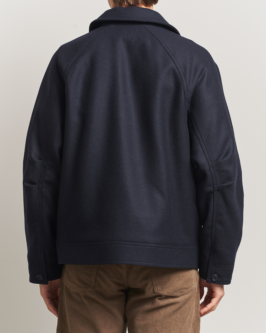 Herr | Jackor | A.P.C. | Chase Wool Bomber Jacket Dark Navy