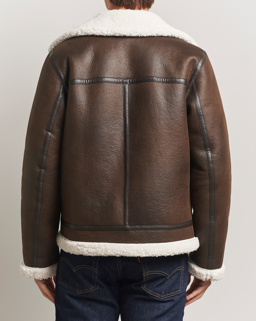 Herr | Jackor | A.P.C. | Tommy Aviator Jacket Brown