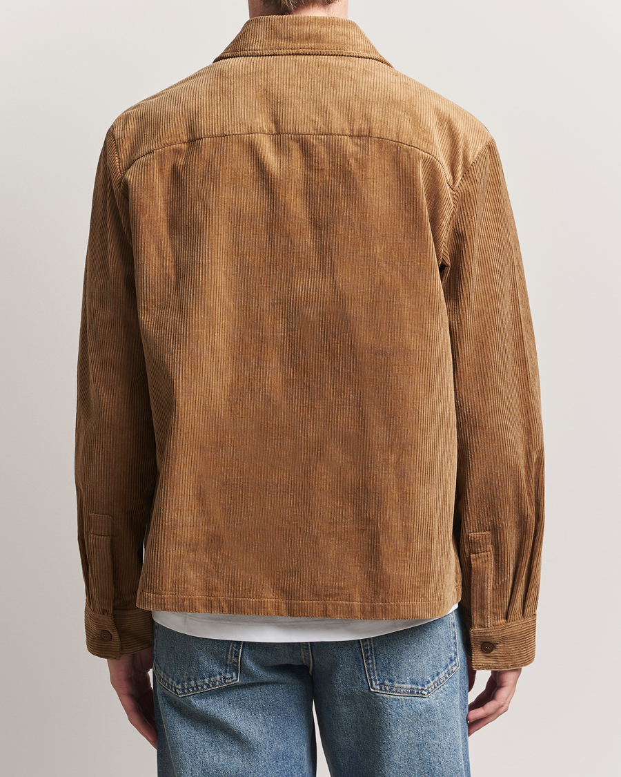 Herr | Skjortor | A.P.C. | Leon Corduroy Overshirt Brown