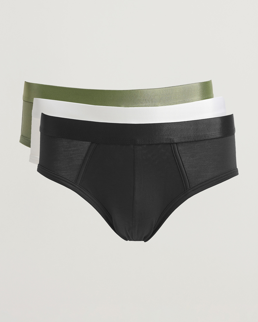 Herr | Underkläder | CDLP | 3-Pack Y-Brief Black/White/Sage
