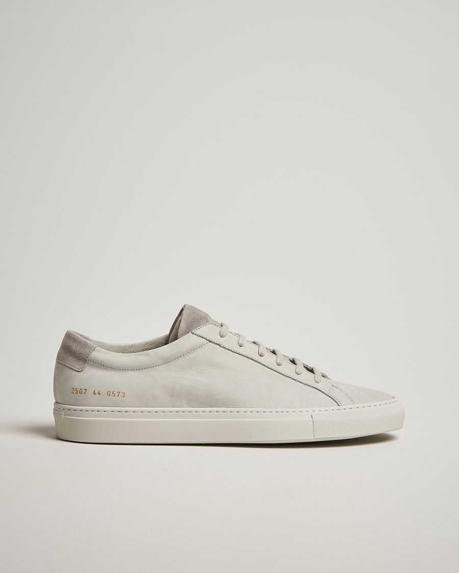 Herr | Sneakers | Common Projects | Original Achilles Nubuck Sneaker Light Grey