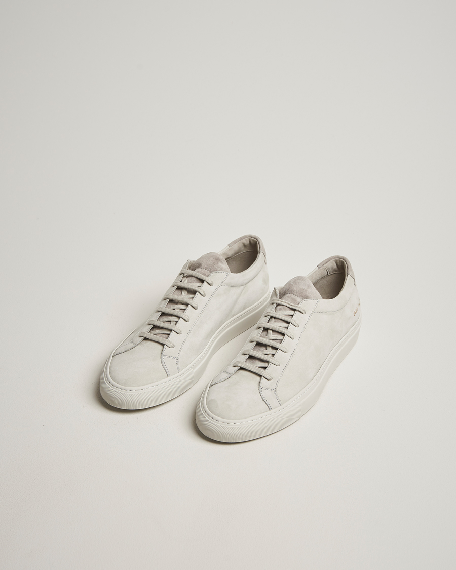 Herr | Sneakers | Common Projects | Original Achilles Nubuck Sneaker Light Grey