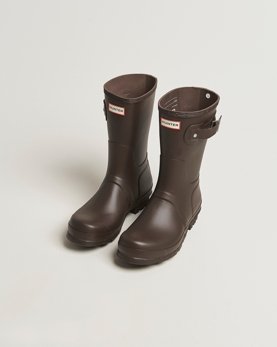 Herr | Galoscher & Gummistövlar | Hunter Boots | Original Short Boot Dark Brown