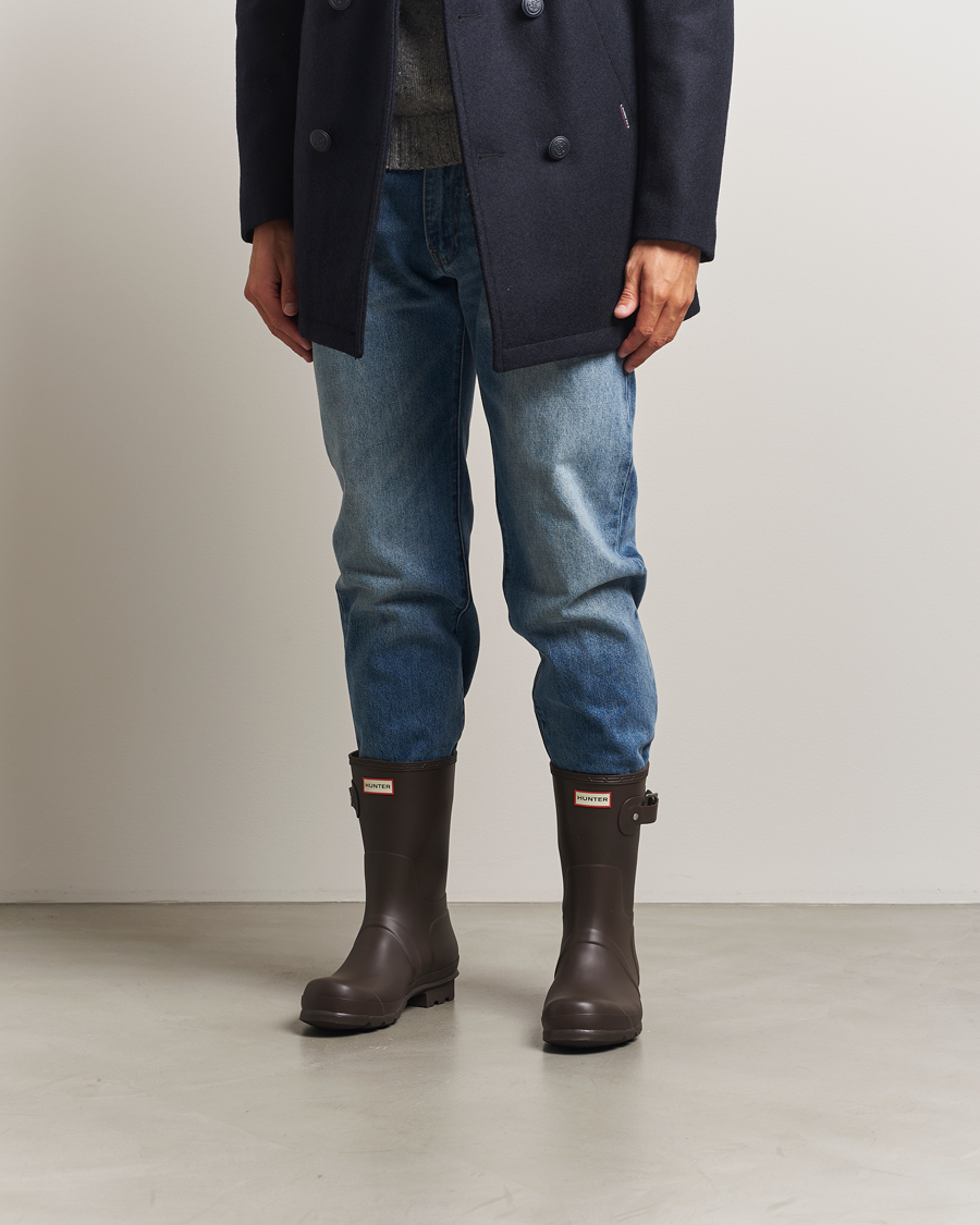 Herr | Galoscher & Gummistövlar | Hunter Boots | Original Short Boot Dark Brown