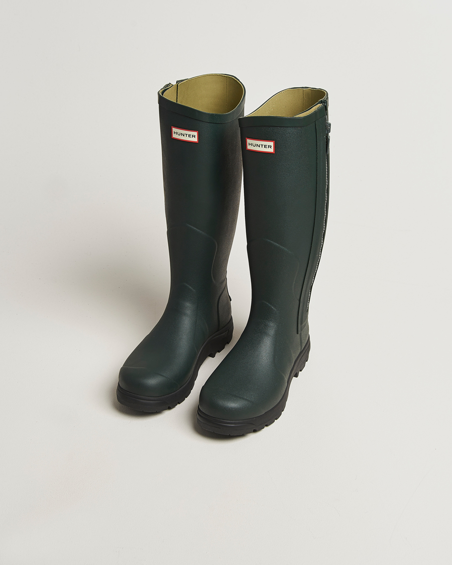 Herr | Galoscher & Gummistövlar | Hunter Boots | Balmoral Full Zip Boot Dark Olive