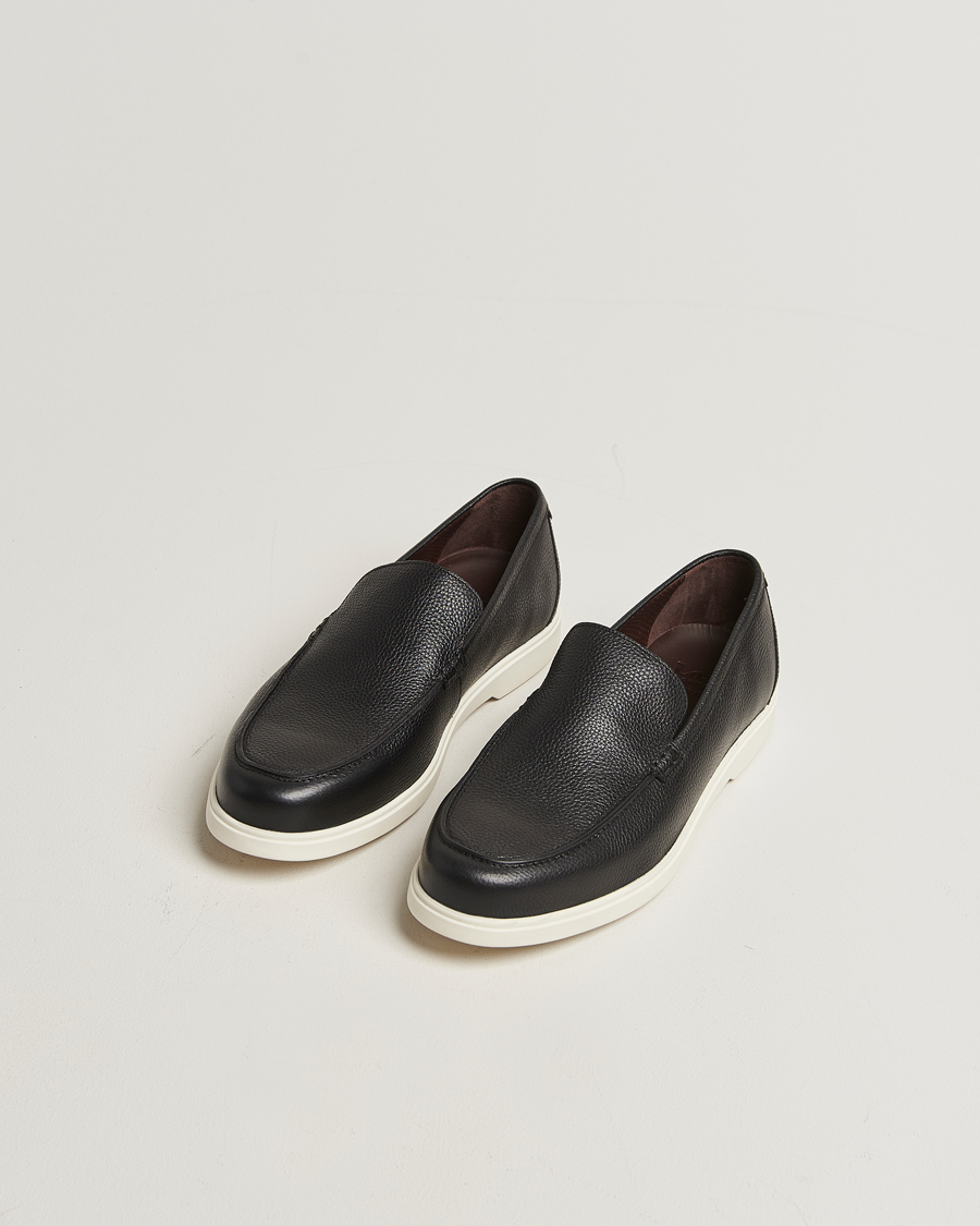 Herr | Loafers | Loake 1880 | Tuscany Grained Leather Loafers Black