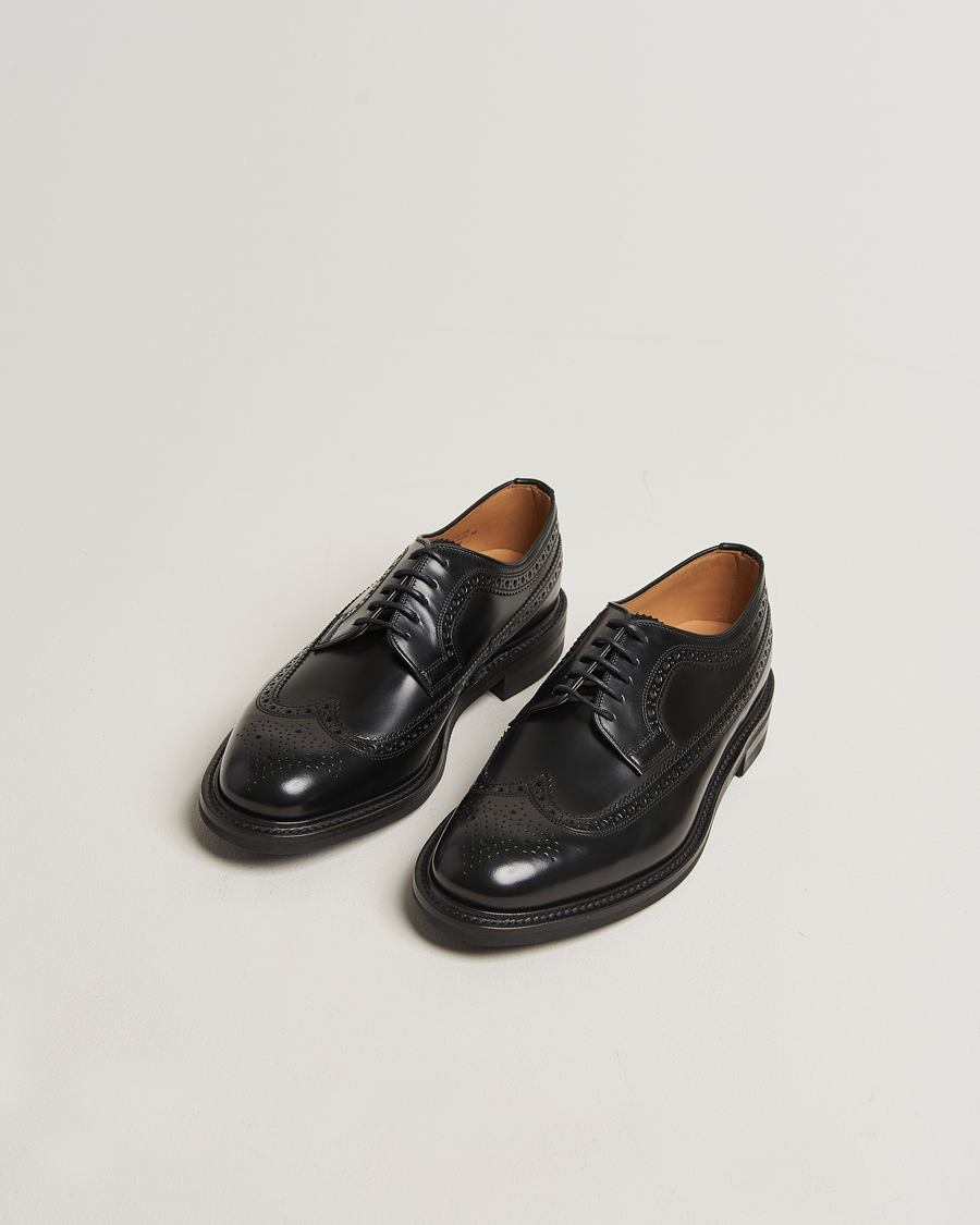 Herr | Derbys | Loake Shoemakers | Sovereign Longwing Derby Black
