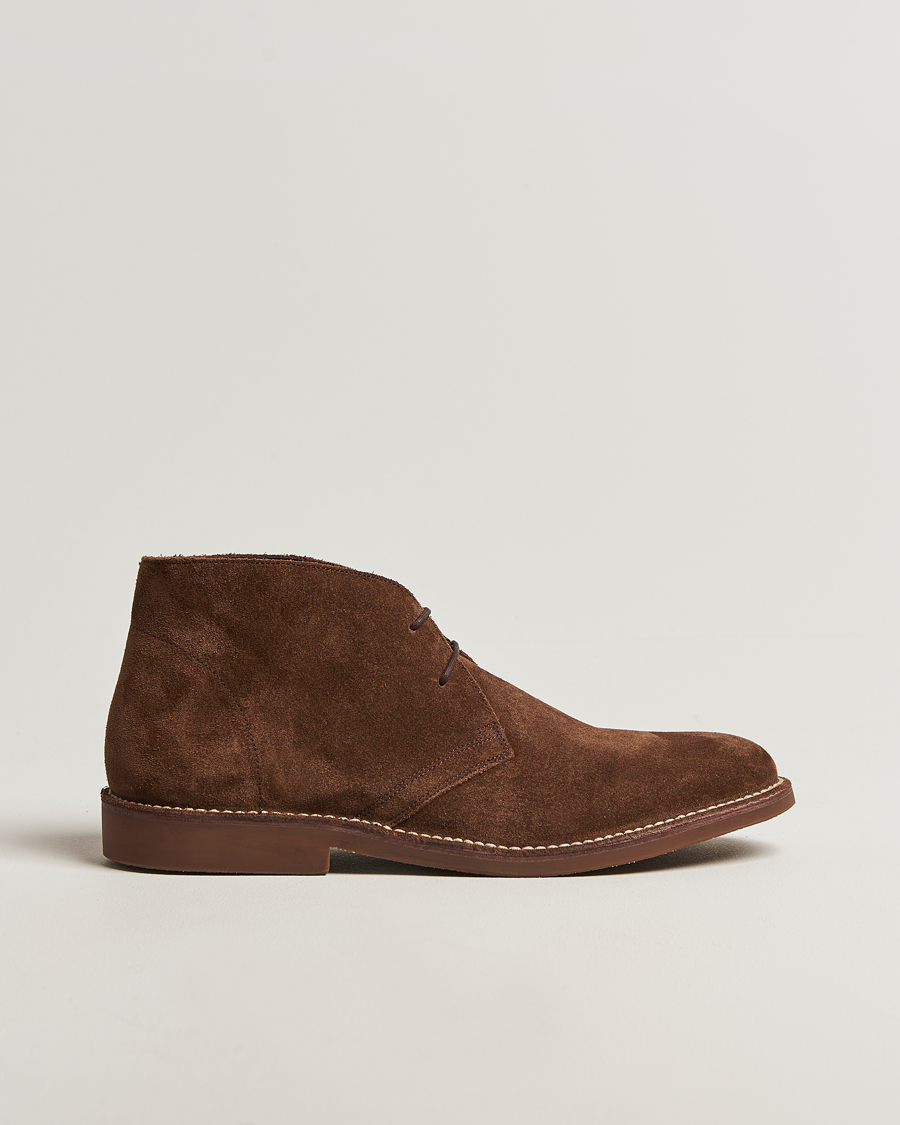 Herr | Kängor | Loake Shoemakers | Sahara Suede Chukka Dark Brown