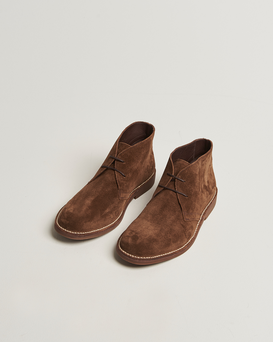 Herr | Kängor | Loake Shoemakers | Sahara Suede Chukka Dark Brown