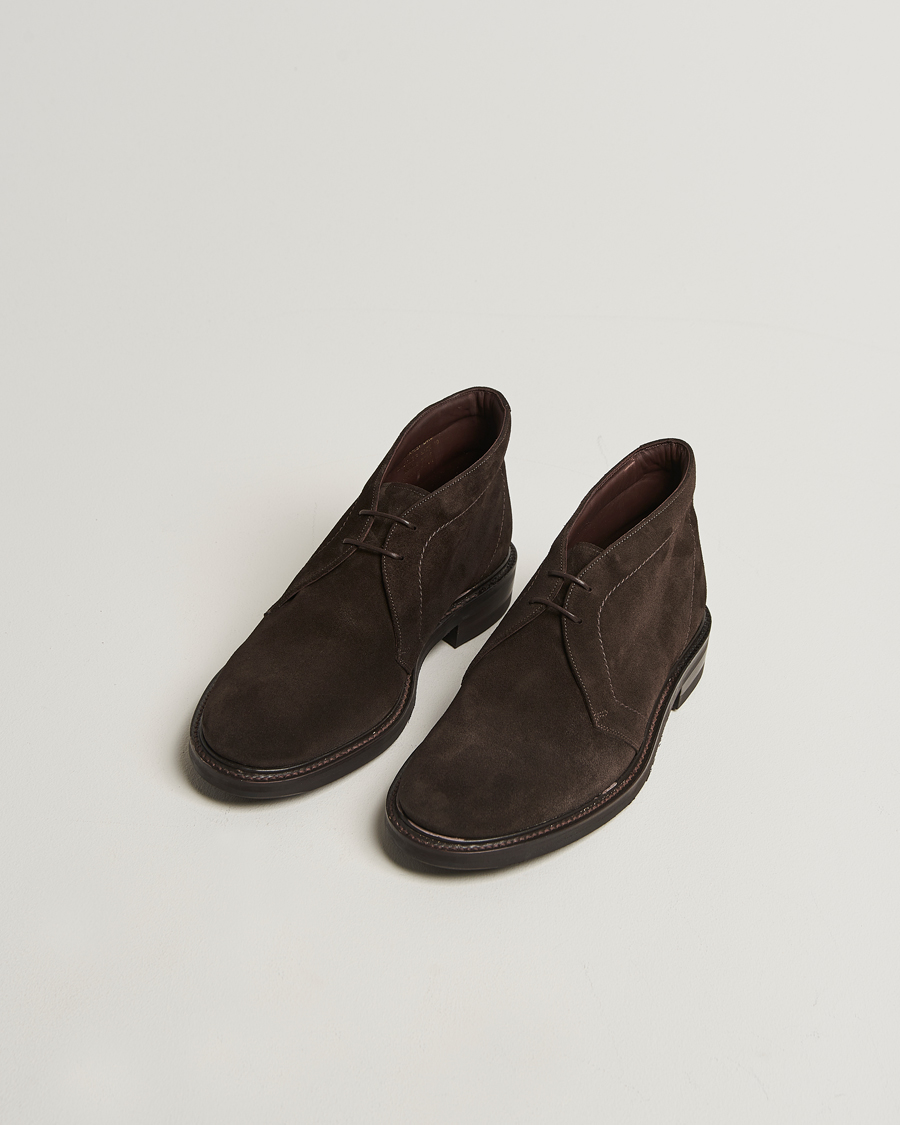 Herr | Kängor | Loake 1880 | Berkeley Suede Boot Dark Brown