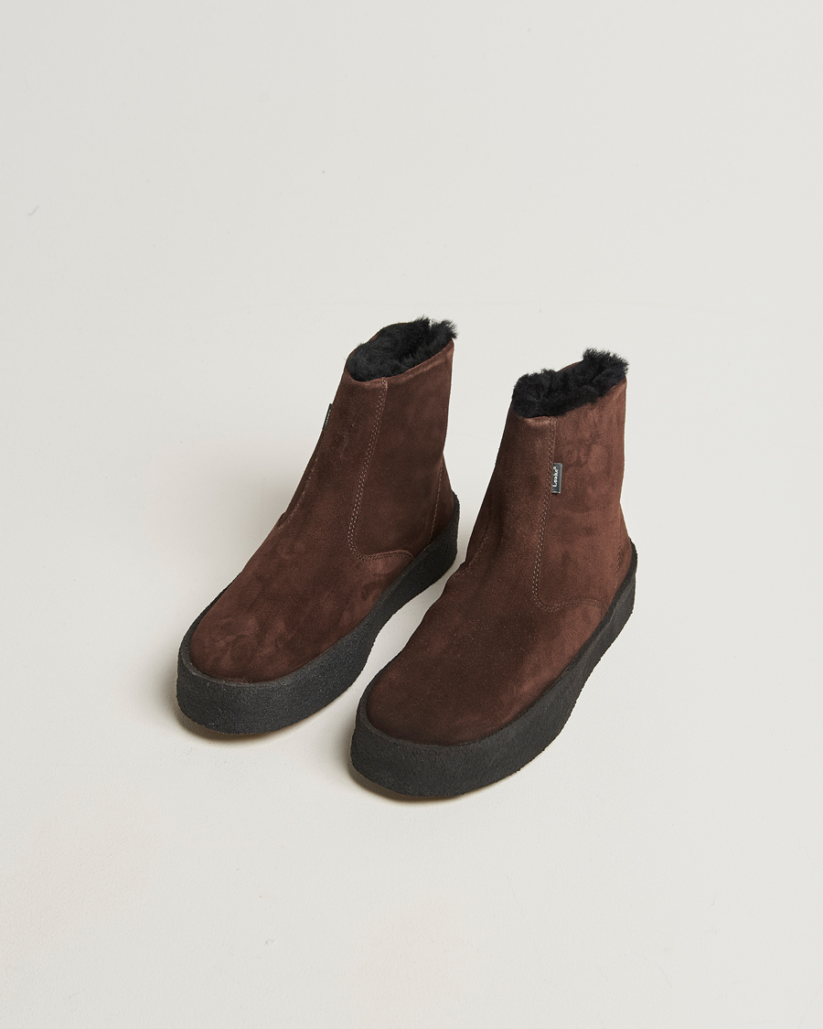Herr | Loake 1880 Curling Sherling Boot Dark Brown | Loake 1880 | Curling Sherling Boot Dark Brown