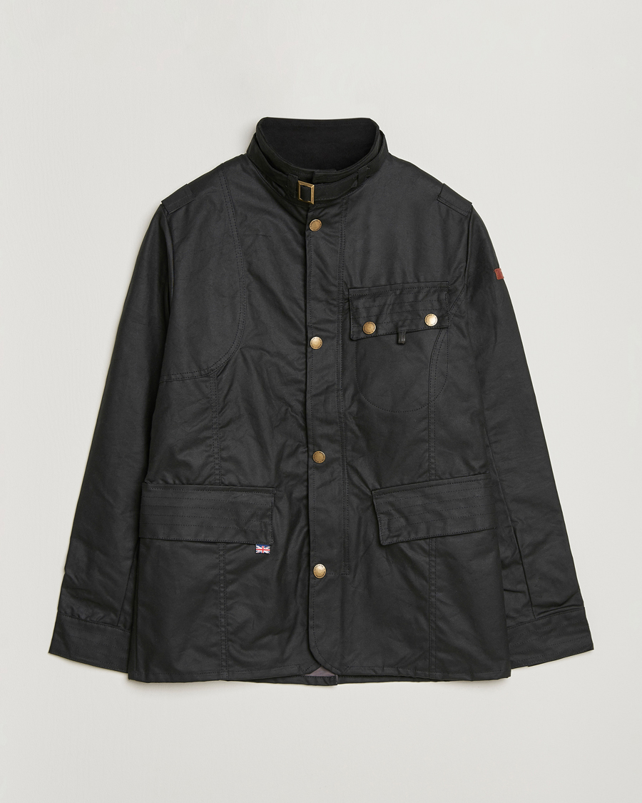 Herr | Jackor | Peregrine | Bexley Wax Jacket Black