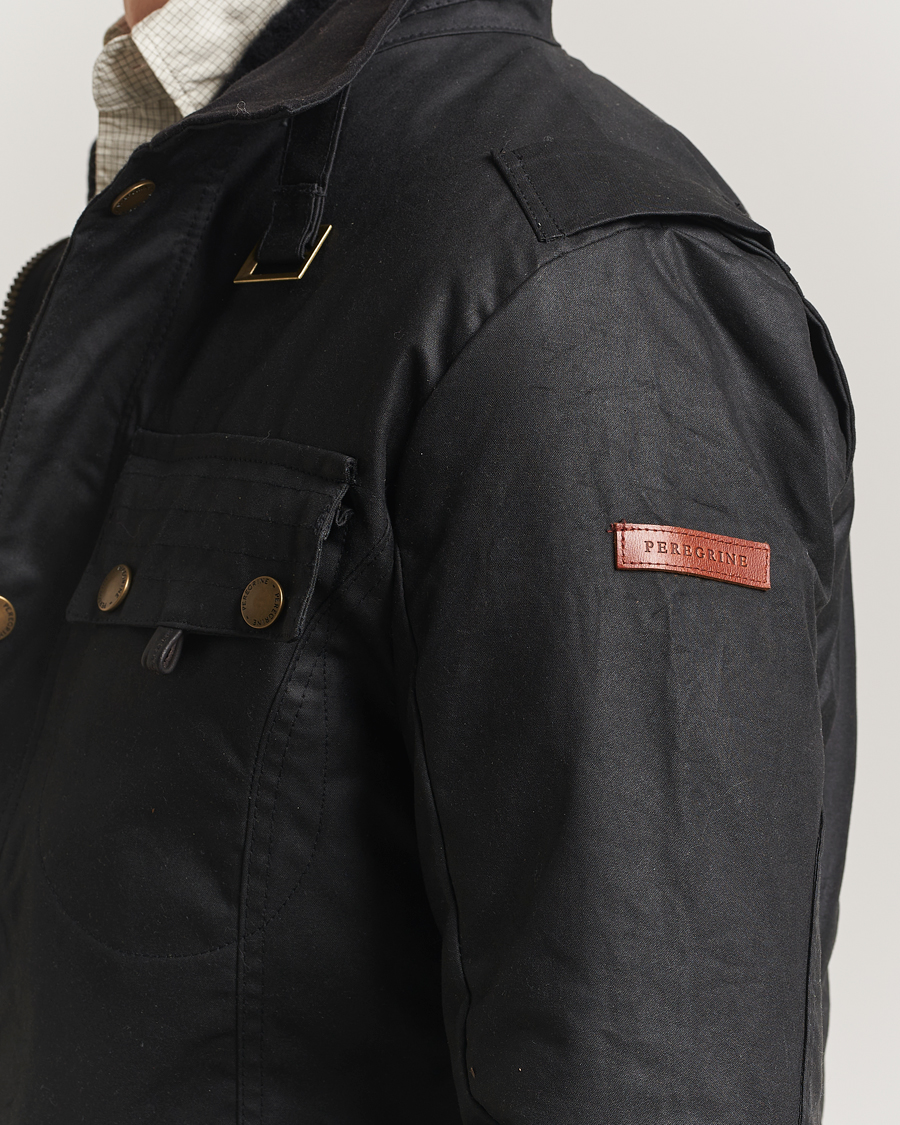 Herr | Jackor | Peregrine | Bexley Wax Jacket Black