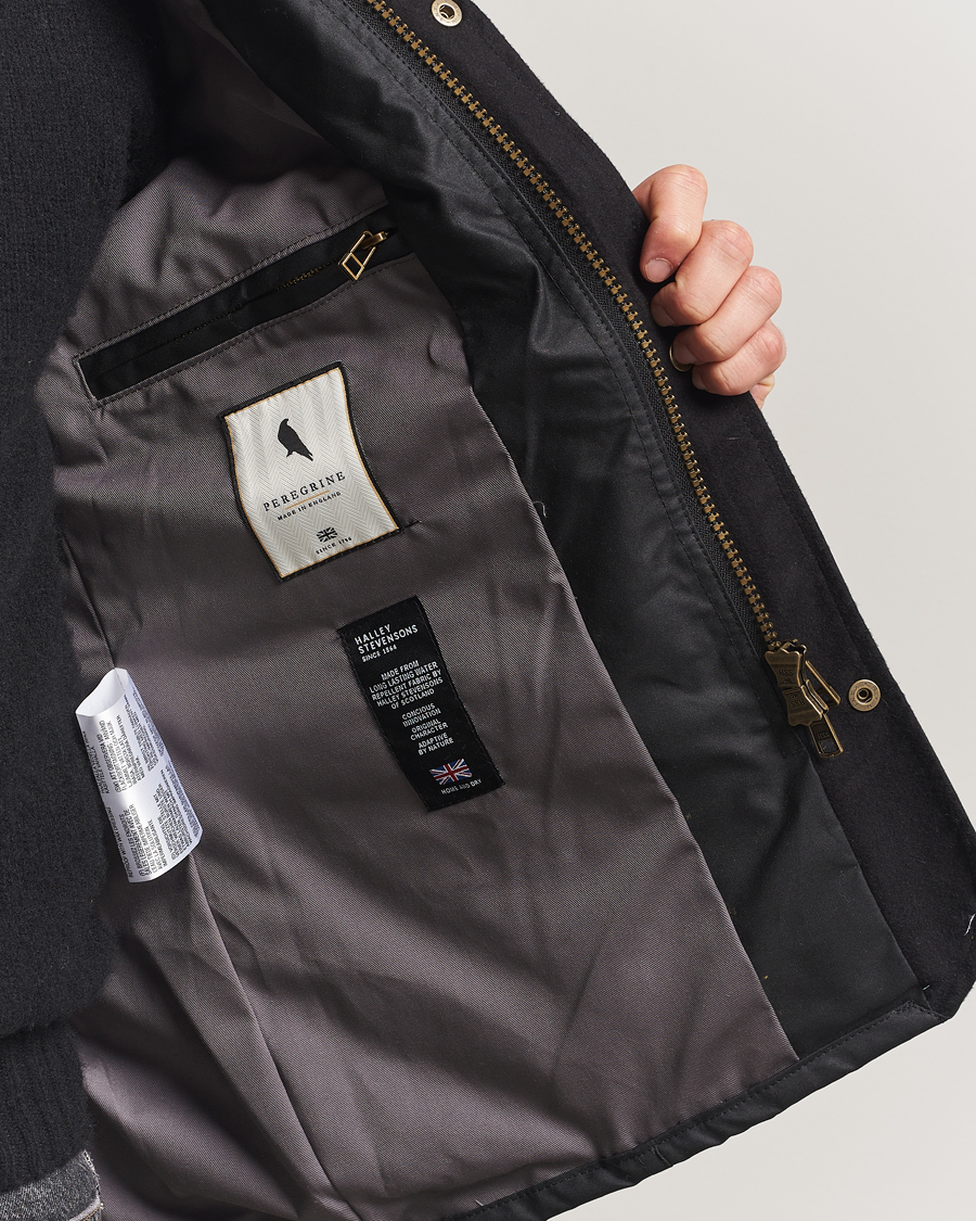 Herr | Jackor | Peregrine | Bexley Wax Jacket Black