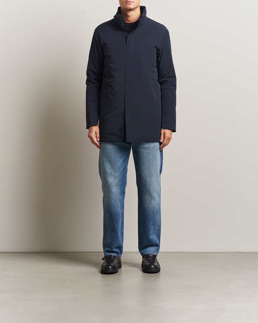 Herr | Jackor | Scandinavian Edition | Town II APEX Waterproof Lightweight Coat Navy