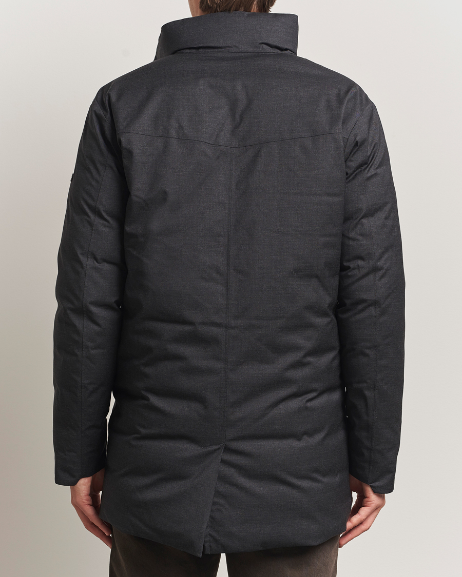 Herr | Jackor | Scandinavian Edition | Axis Loro Piana Padded Coat Dark Grey Melange