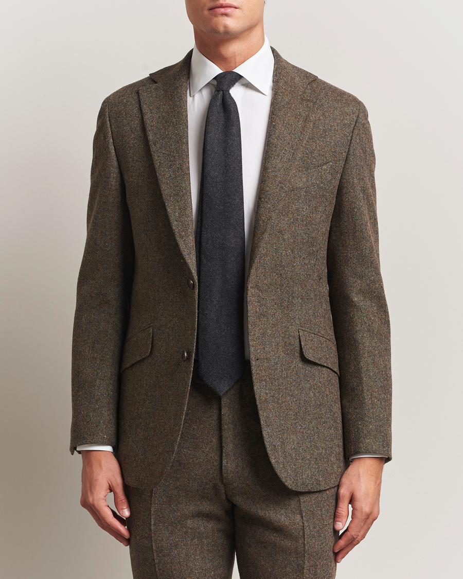 Herr | Kavajer | Walker Slater | Edward Shetland Wool Donegal Blazer Dark Green