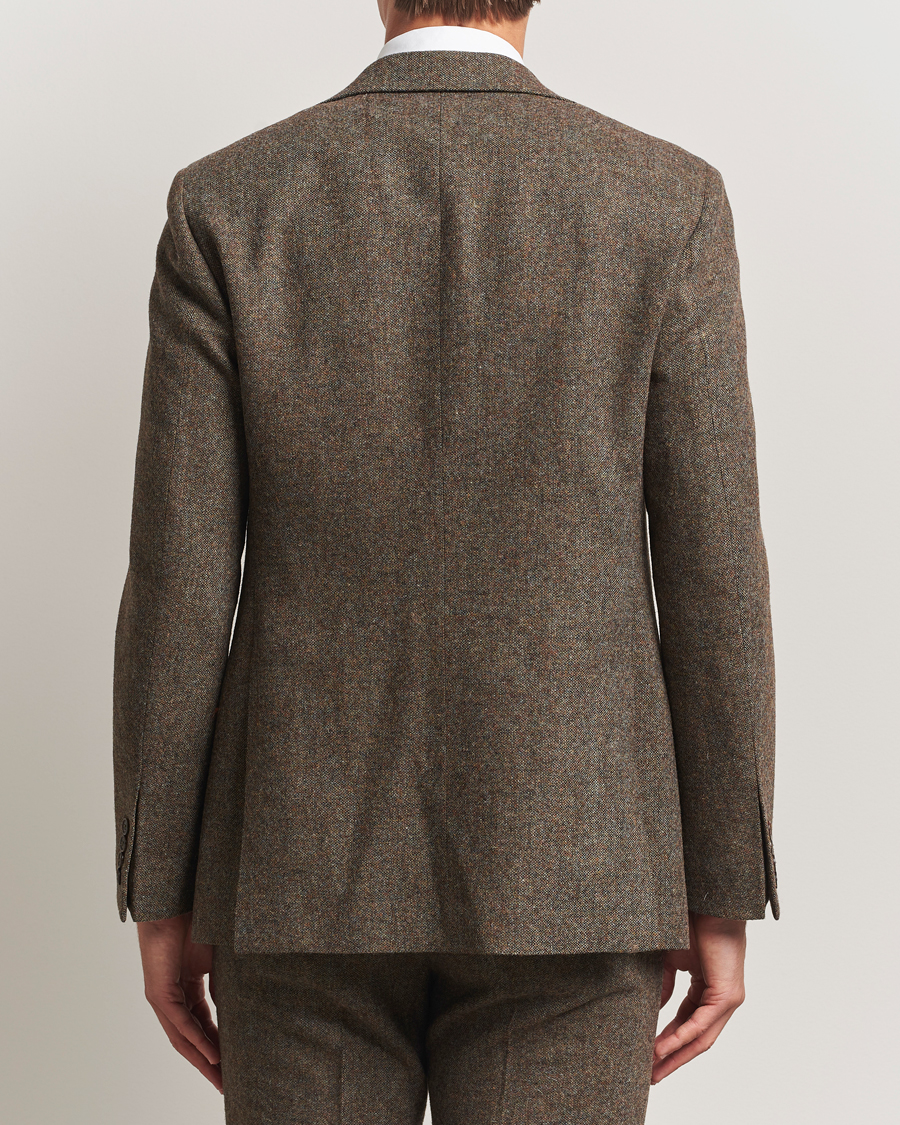 Herr | Kavajer | Walker Slater | Edward Shetland Wool Donegal Blazer Dark Green