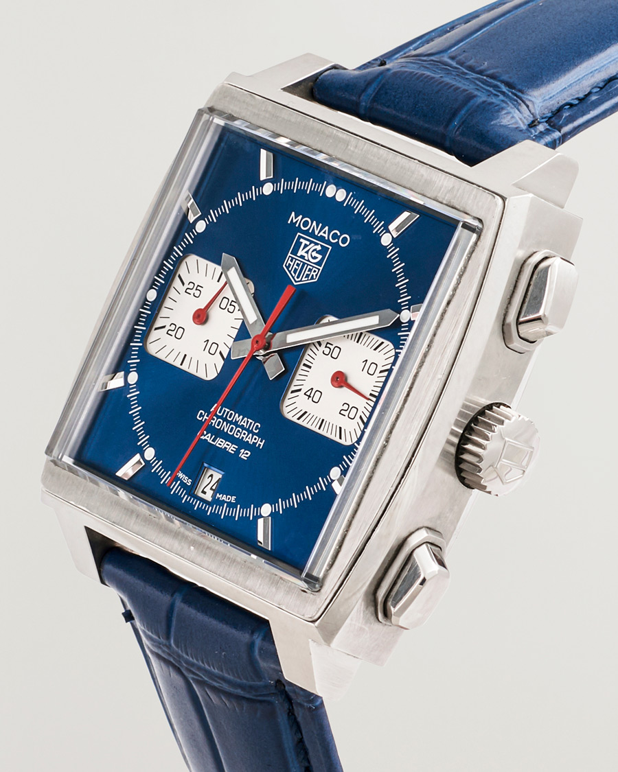 Herr | Tag Heuer Pre-Owned Monaco Calibre 12 | Tag Heuer Pre-Owned | Monaco Calibre 12