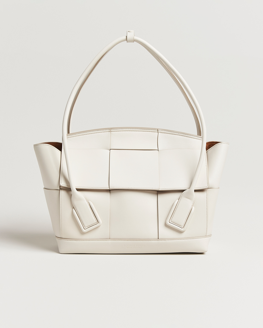 Herr | Pre-Owned & Vintage Bags | Bottega Veneta Pre-Owned | Intrecciato Acro Small White