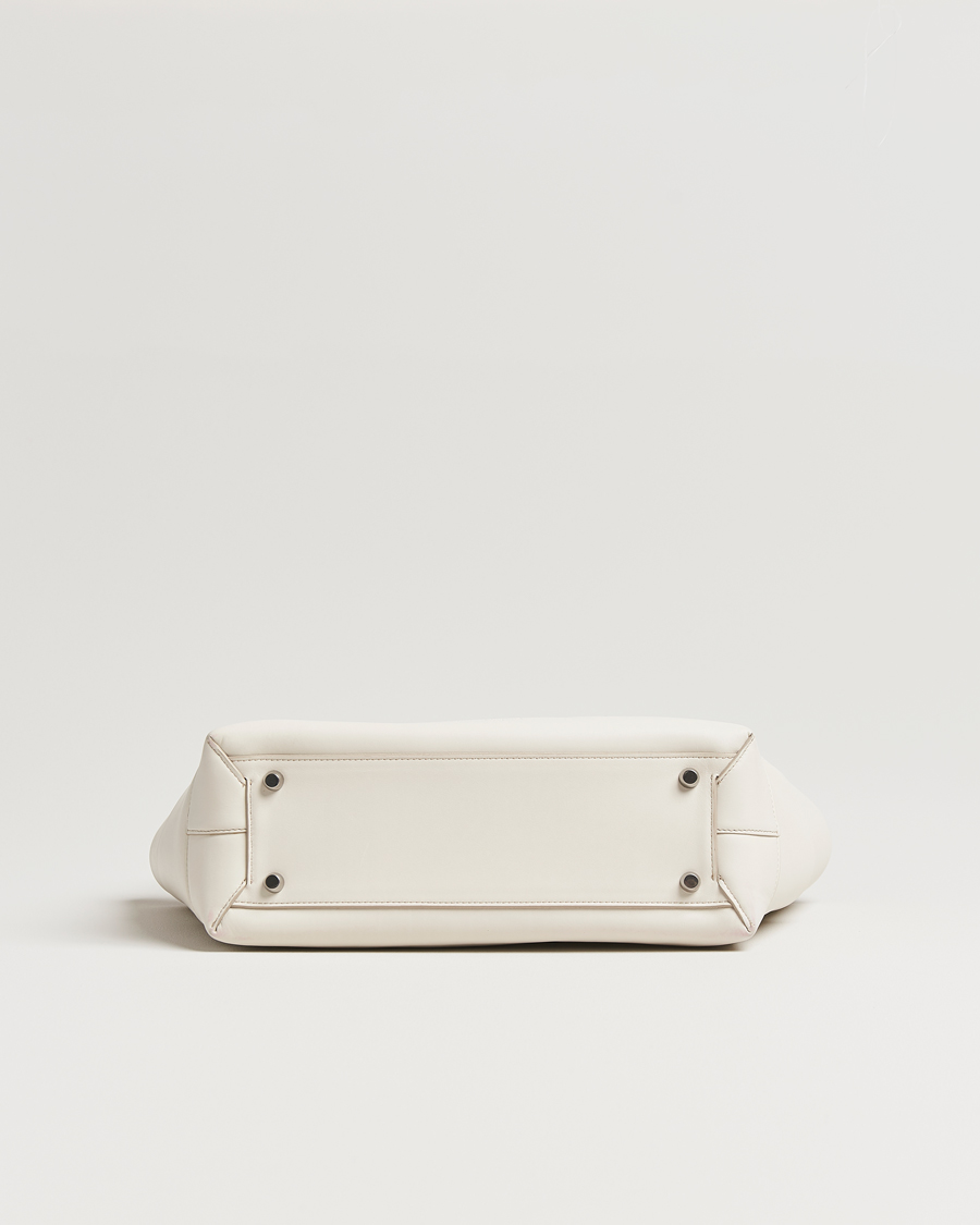 Herr | Pre-Owned & Vintage Bags | Bottega Veneta Pre-Owned | Intrecciato Acro Small White