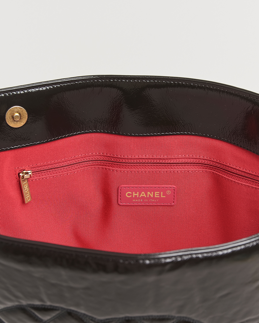 Herr | Pre-Owned & Vintage Bags | Chanel Pre-Owned | Chain Tote Bag Black