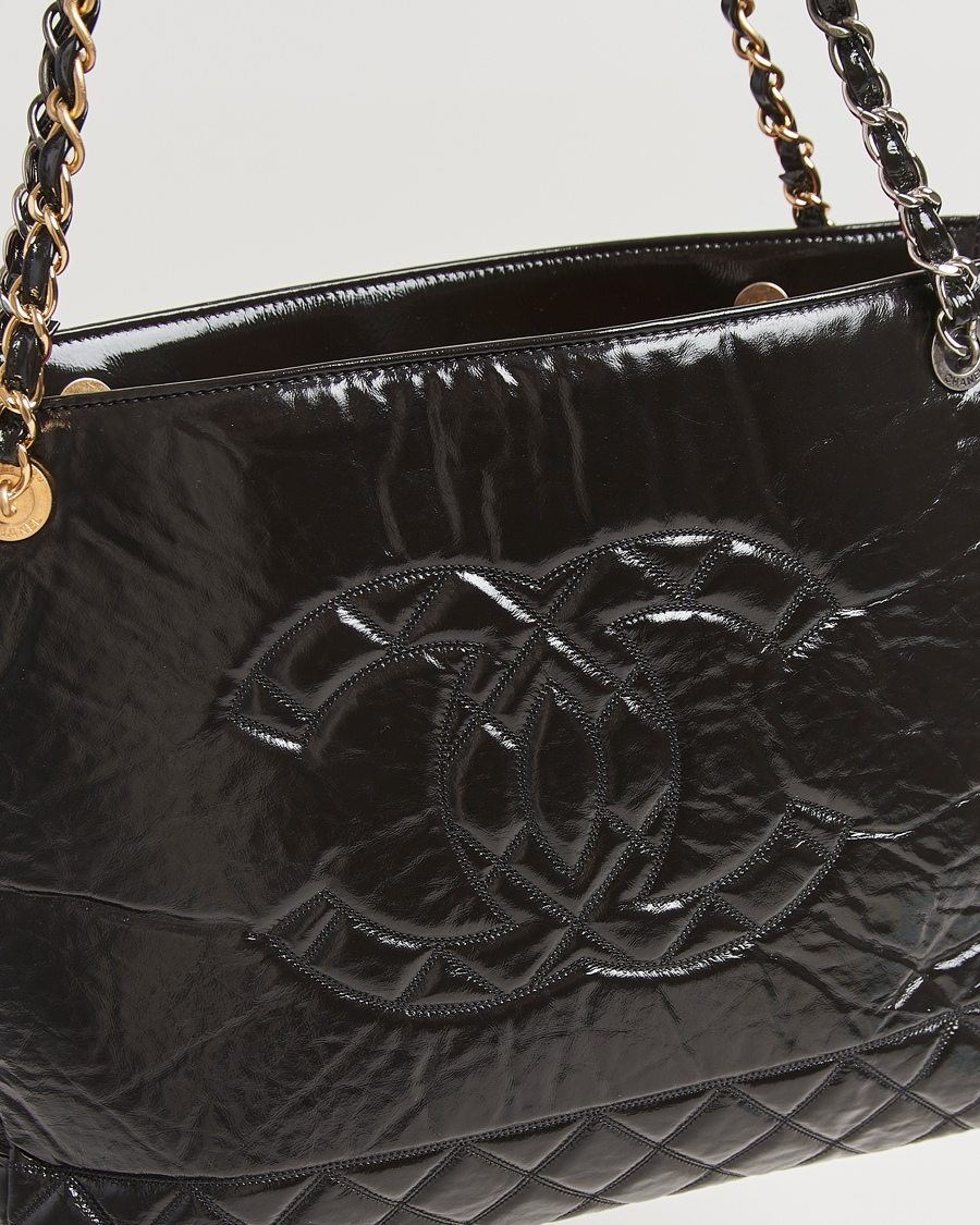 Herr | Pre-Owned & Vintage Bags | Chanel Pre-Owned | Chain Tote Bag Black