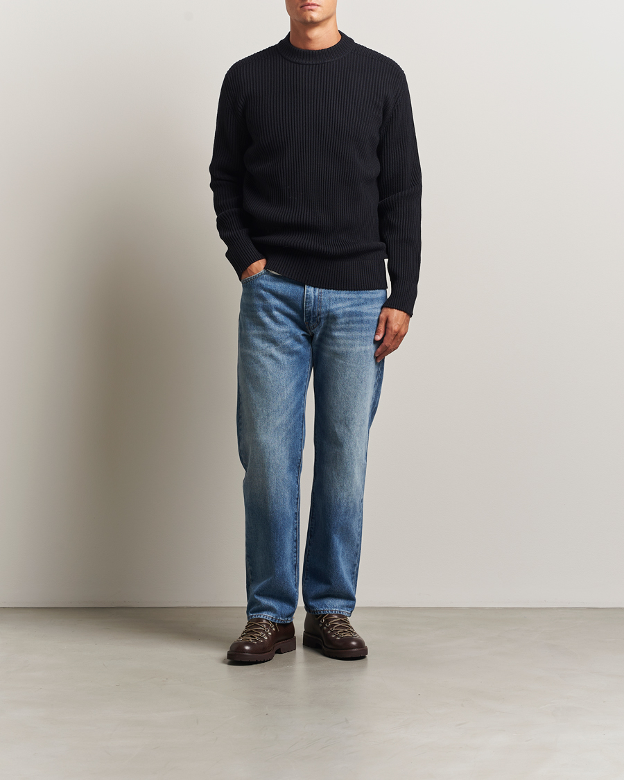 Herr | Tröjor | S.N.S. Herning | Fender Wool Crew Neck Navy