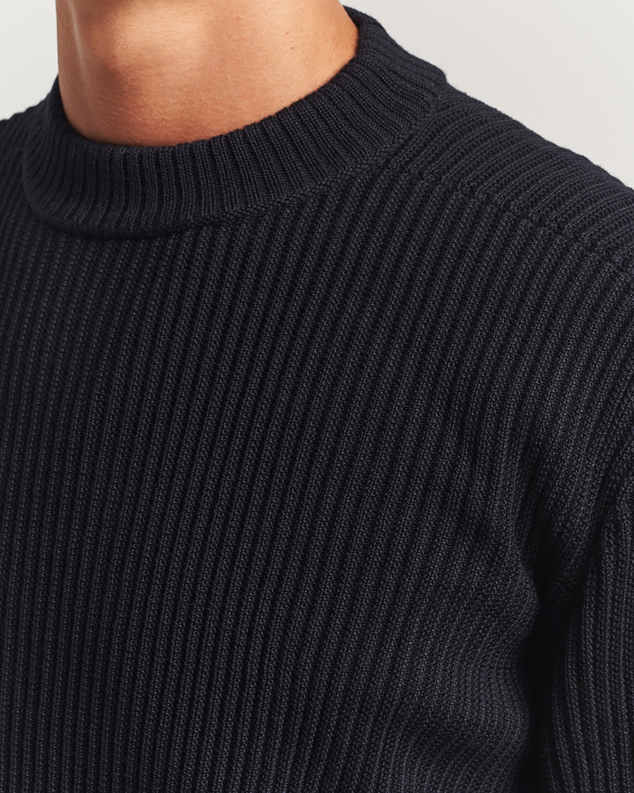 Herr | Tröjor | S.N.S. Herning | Fender Wool Crew Neck Navy