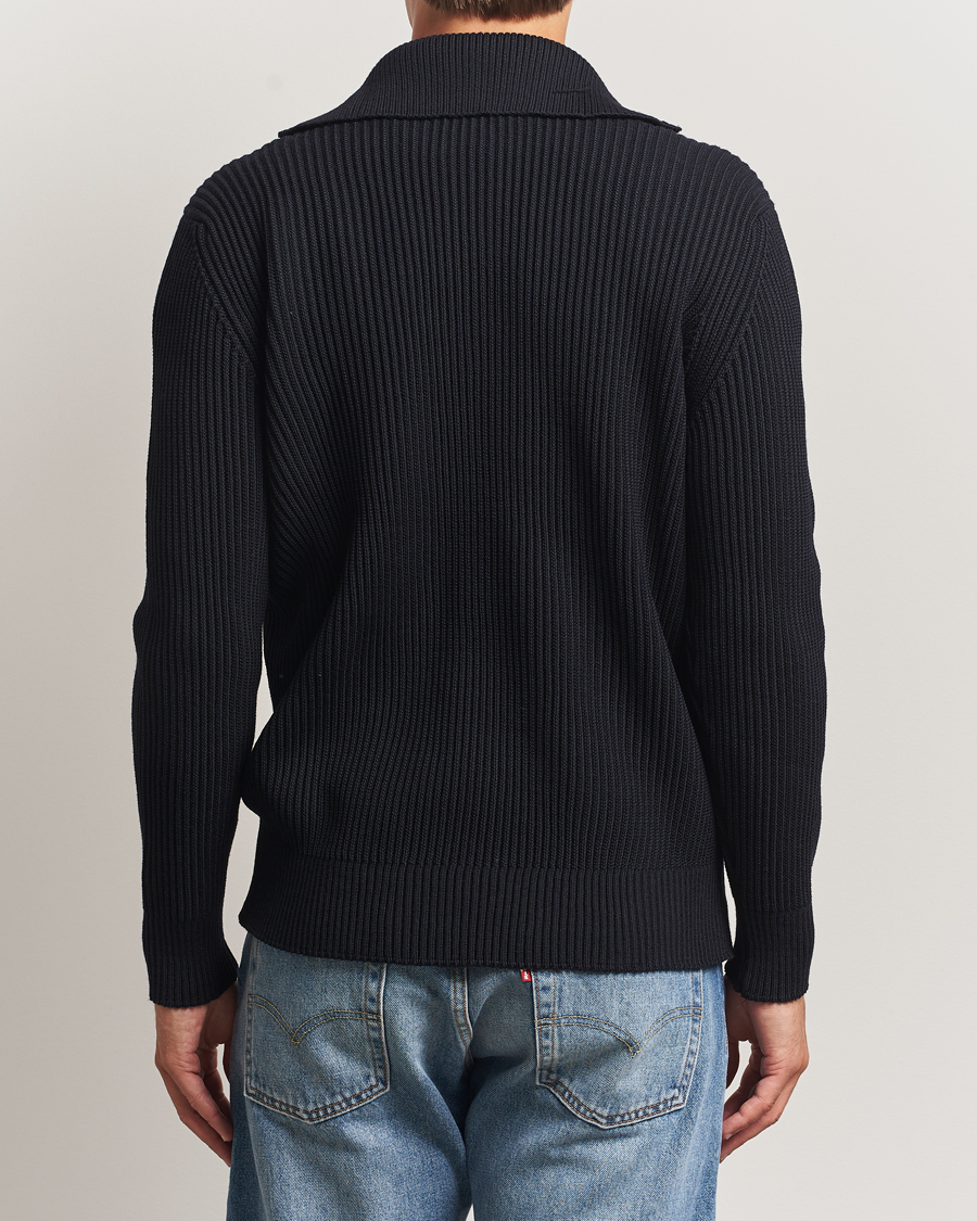 Herr | Tröjor | S.N.S. Herning | Fender Short Zip Navy Blue