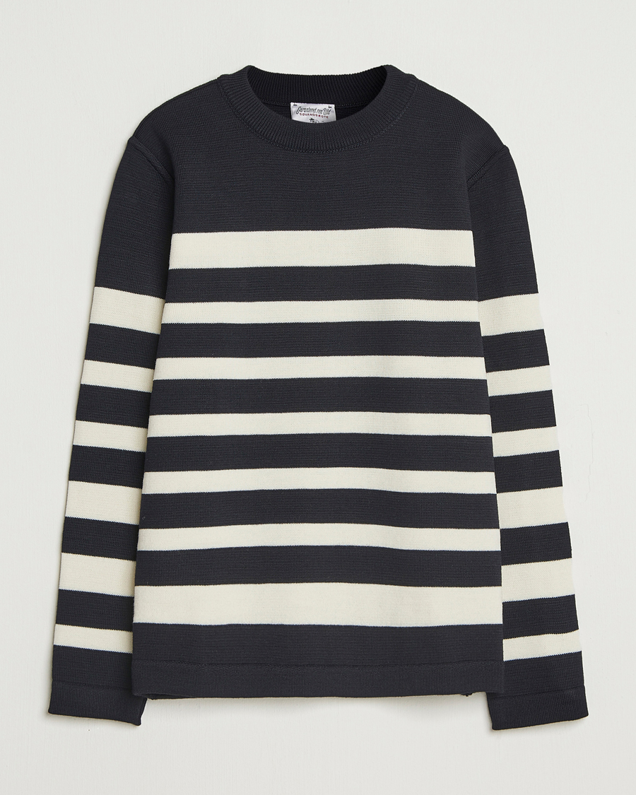Herr | Tröjor | S.N.S. Herning | Given Wool Crew Neck Navy/White