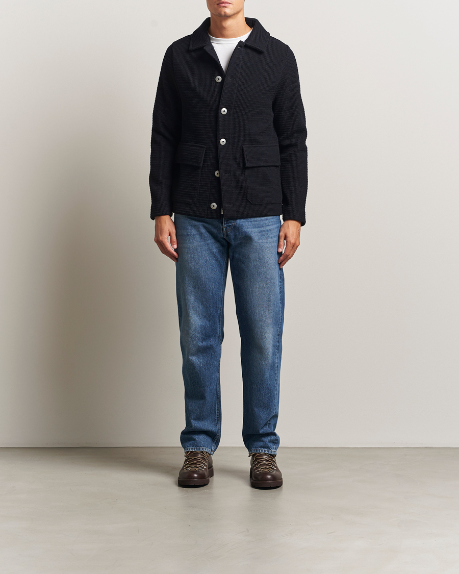 Herr | Tröjor | S.N.S. Herning | Wool Chore Jacket Navy