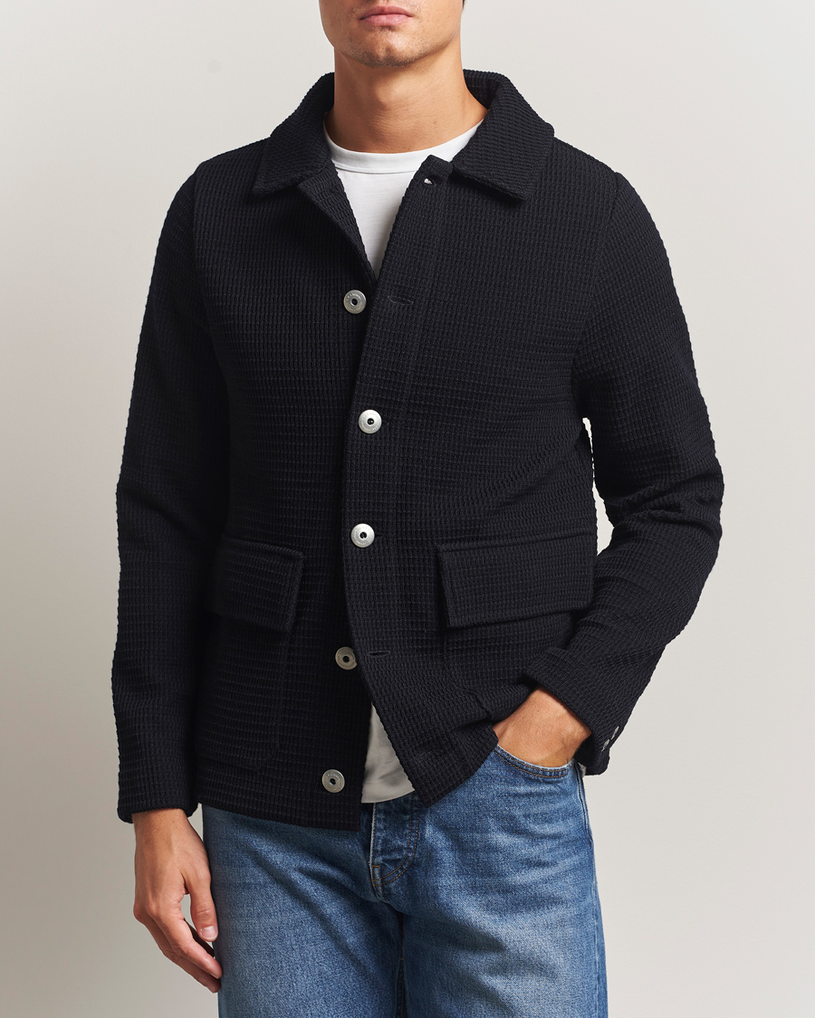 Herr | Tröjor | S.N.S. Herning | Wool Chore Jacket Navy
