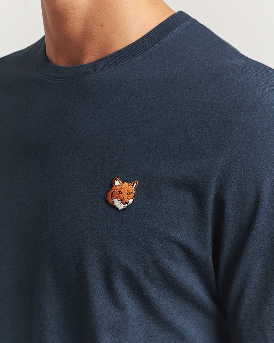 Herr | T-Shirts | Maison Kitsuné | Fox Head T-Shirt Classic Navy