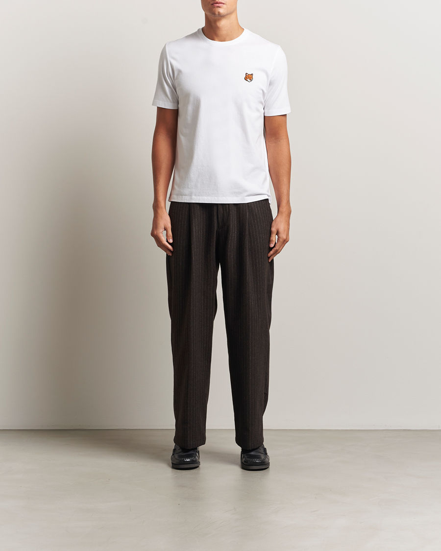 Herr | T-Shirts | Maison Kitsuné | Fox Head T-Shirt White