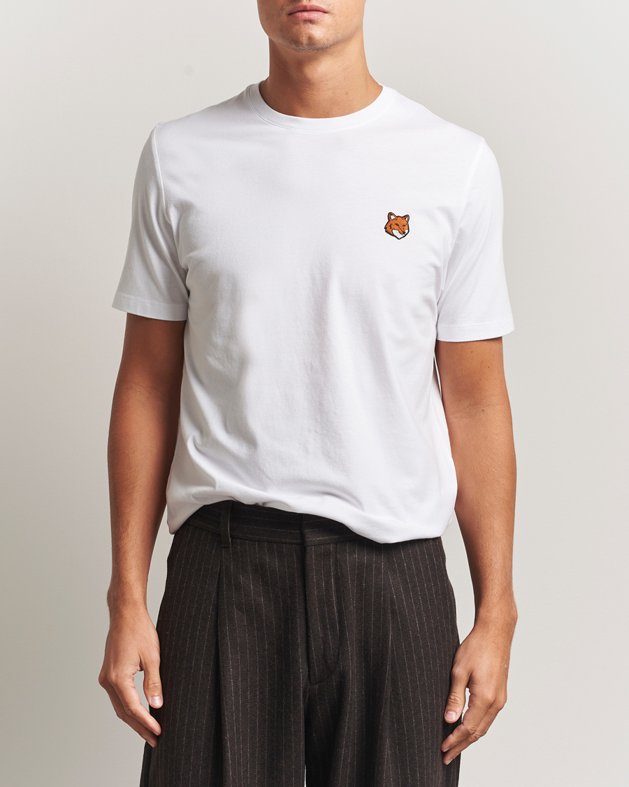 Herr | T-Shirts | Maison Kitsuné | Fox Head T-Shirt White