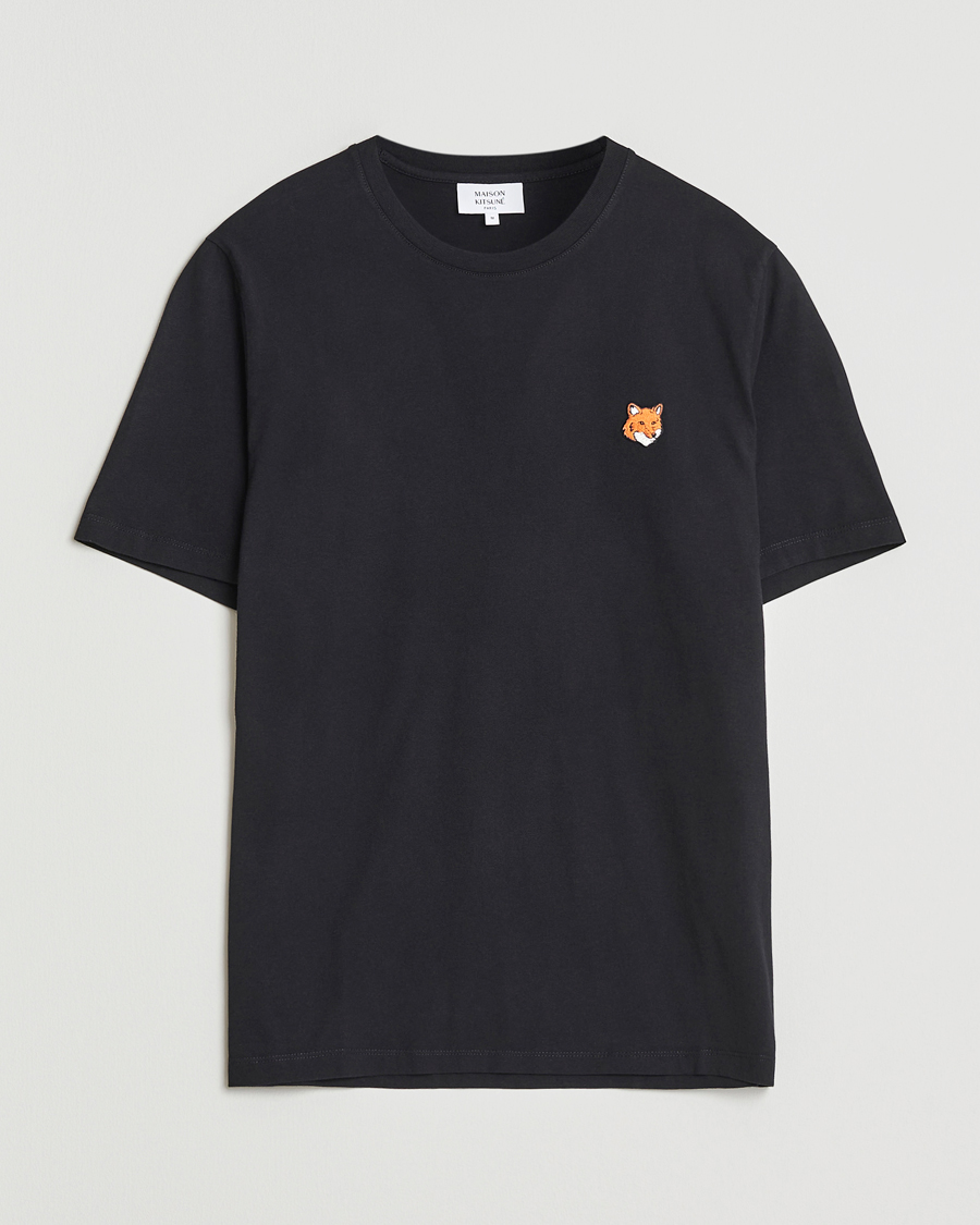 Herr | T-Shirts | Maison Kitsuné | Fox Head T-Shirt Black