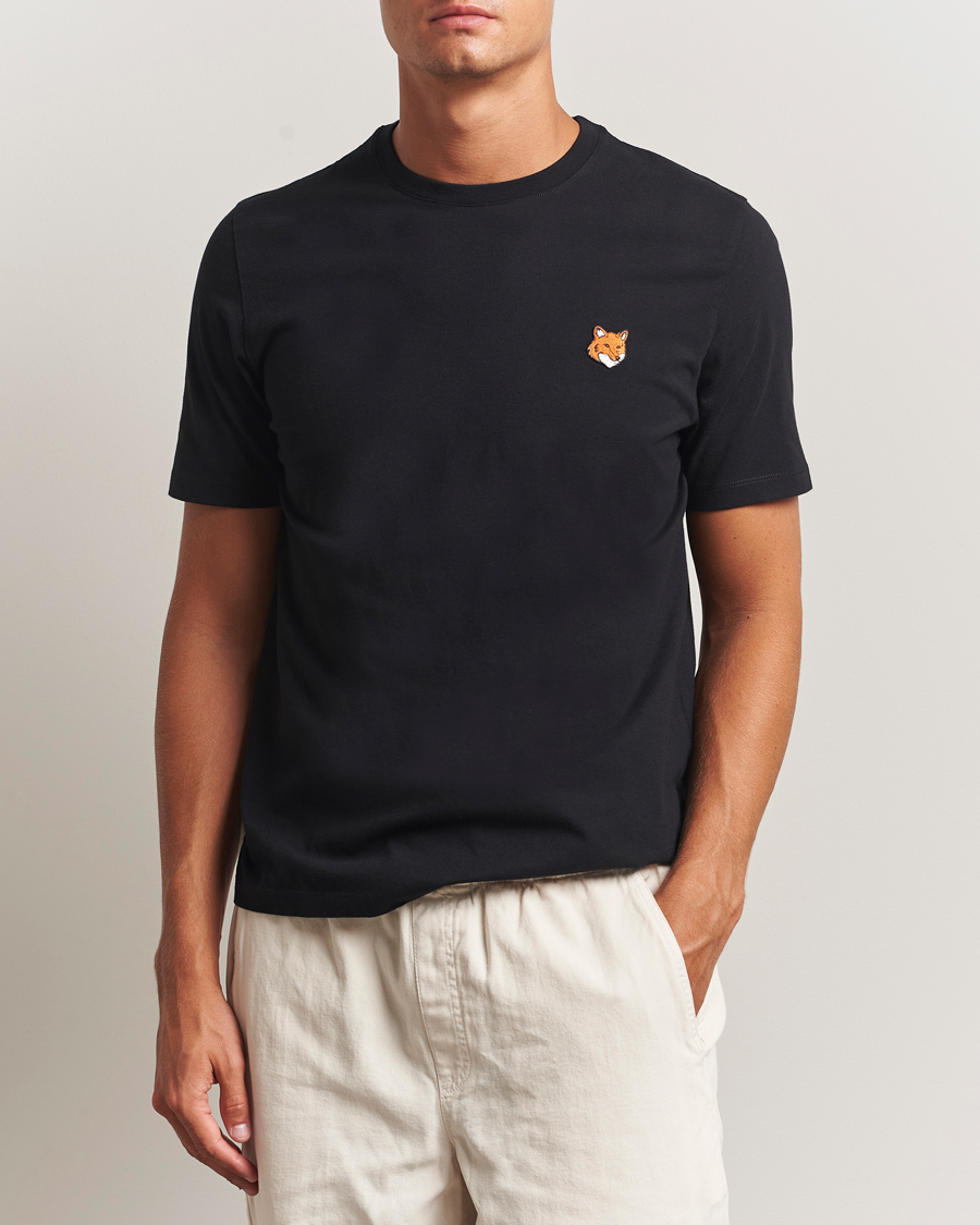 Herr | T-Shirts | Maison Kitsuné | Fox Head T-Shirt Black