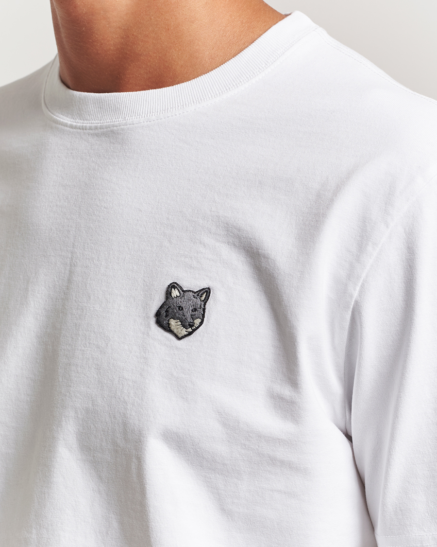 Herr | T-Shirts | Maison Kitsuné | Grey Fox Head T-Shirt White