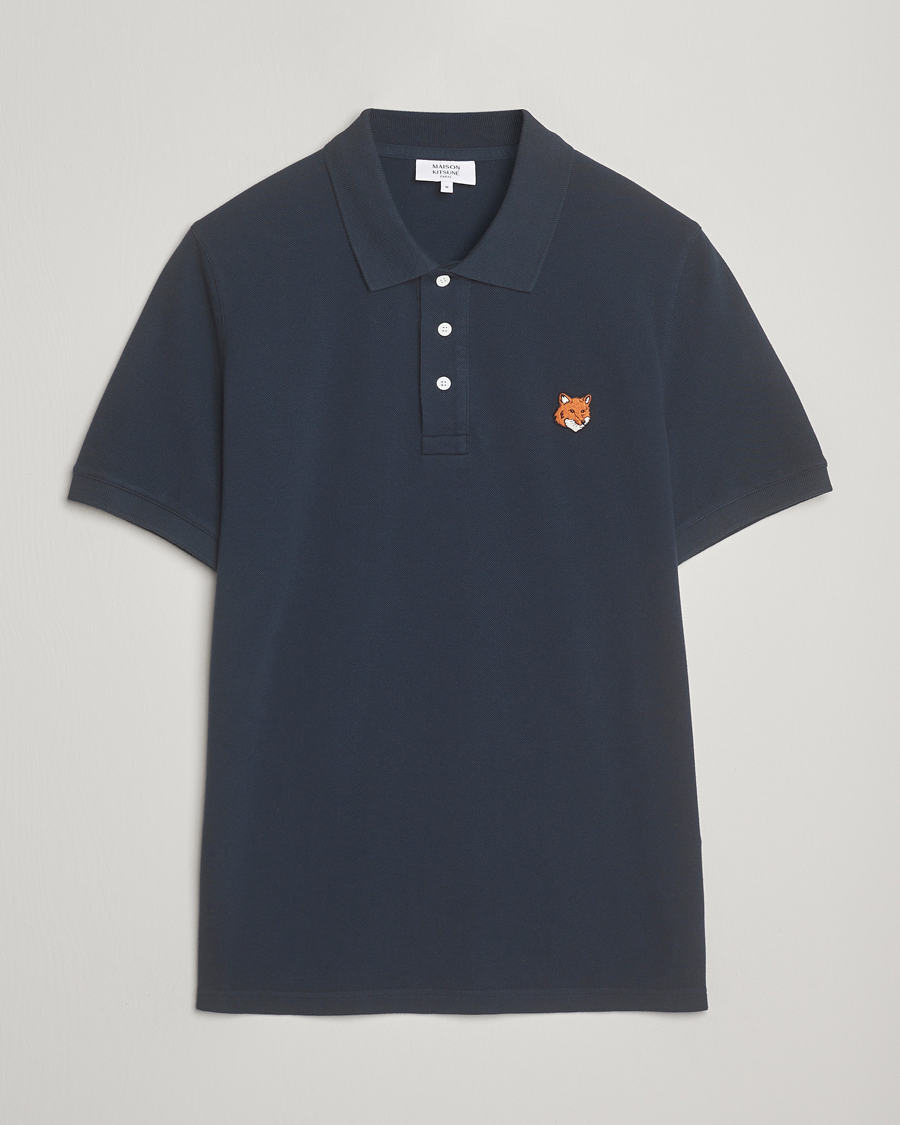 Herr | Pikéer | Maison Kitsuné | Fox Head Polo Classic Navy