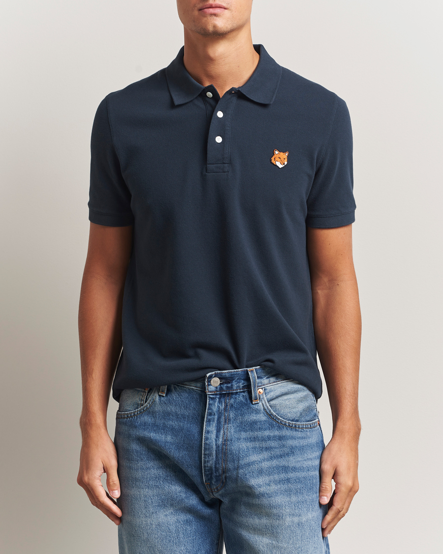 Herr | Pikéer | Maison Kitsuné | Fox Head Polo Classic Navy