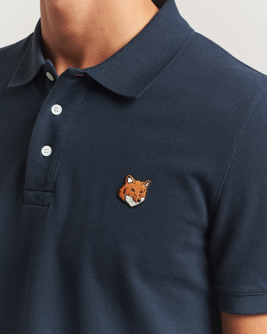 Herr | Pikéer | Maison Kitsuné | Fox Head Polo Classic Navy