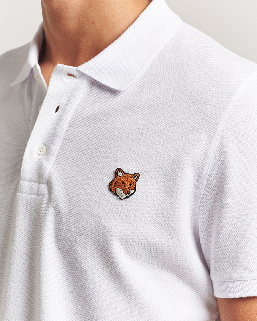 Herr | Pikéer | Maison Kitsuné | Fox Head Polo White