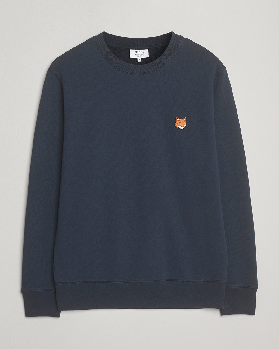 Herr | Tröjor | Maison Kitsuné | Fox Head Sweatshirt Classic Navy