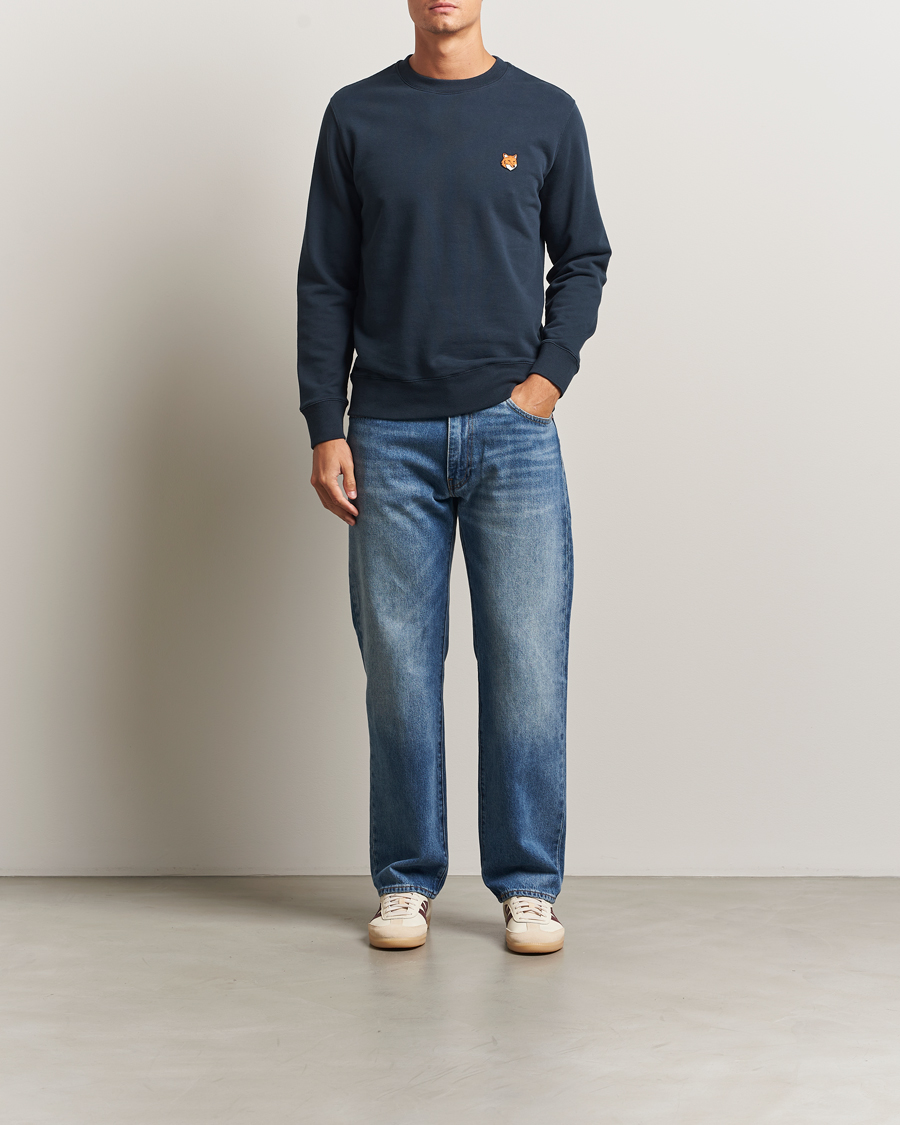 Herr | Tröjor | Maison Kitsuné | Fox Head Sweatshirt Classic Navy