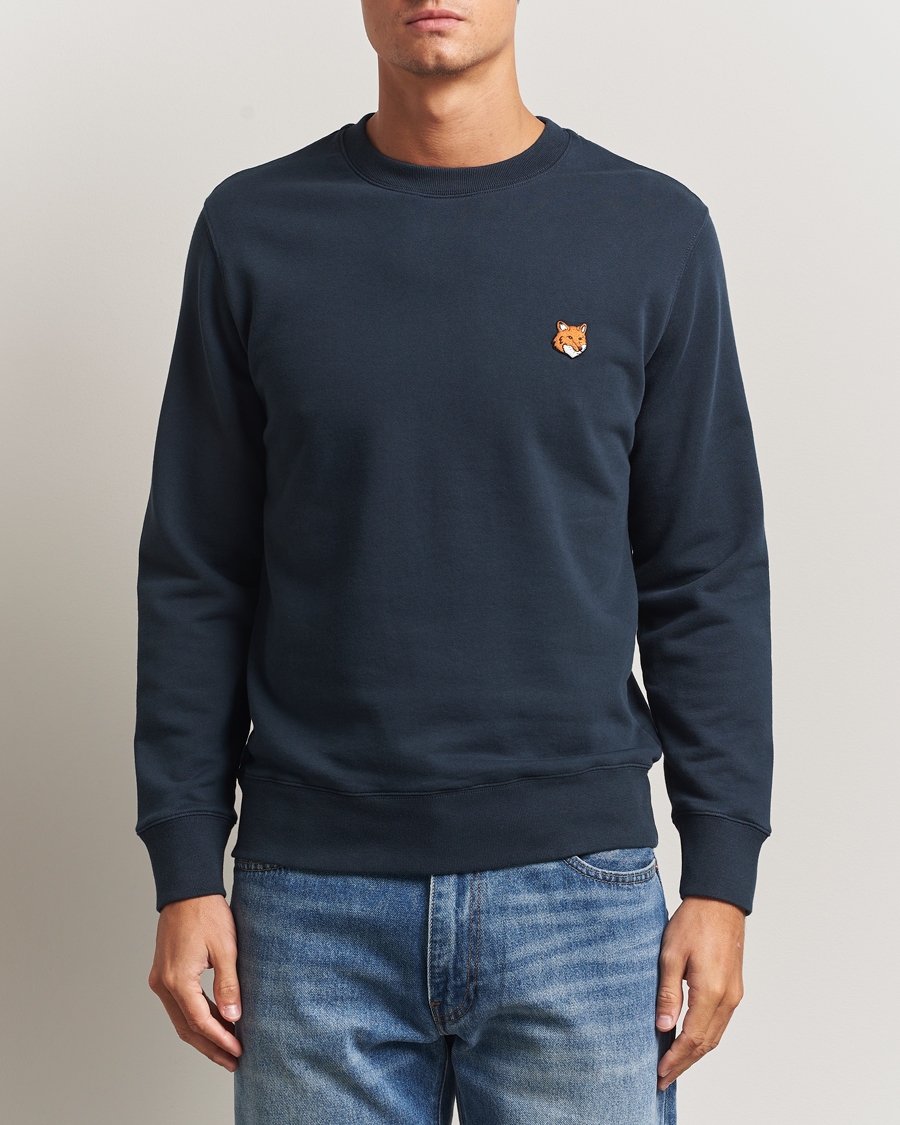 Herr | Tröjor | Maison Kitsuné | Fox Head Sweatshirt Classic Navy