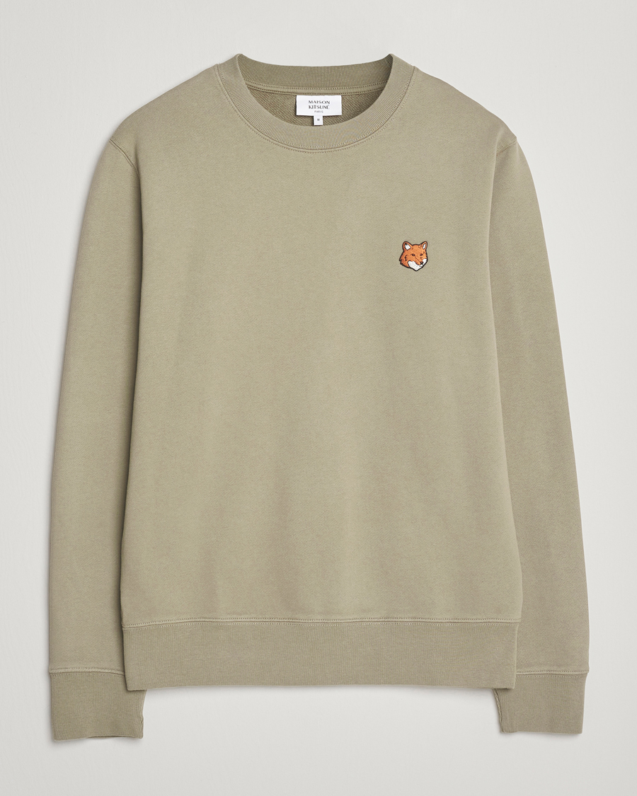 Herr | Tröjor | Maison Kitsuné | Fox Head Sweatshirt Laurel Green